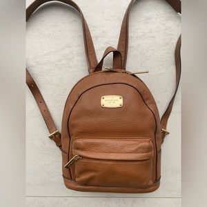 Michael kors mini leather backpack